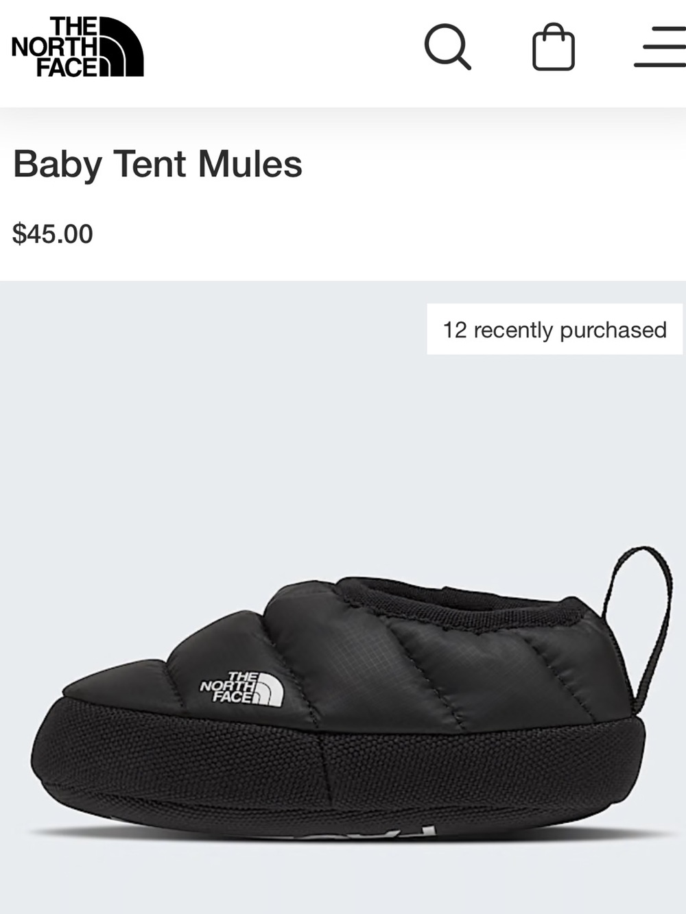 The North Face Baby Tent Mules